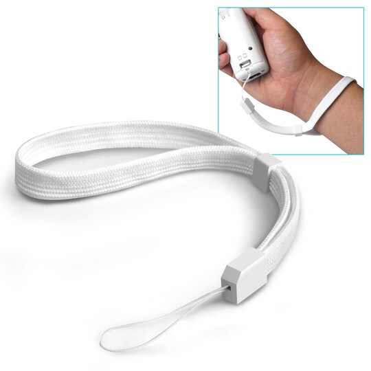 Insten; Insten Wrist Strap for Nintendo Wii/DS/DS Lite/PSP 1000/PSP slim 2000 Remote Control,White; Category:Computer Accessories; Image:1